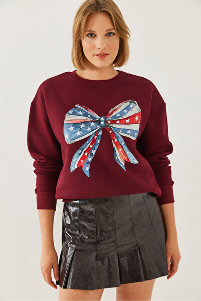 Bianco Lucci Dámská mikina s barevným motýlem Mbhs019 60601019