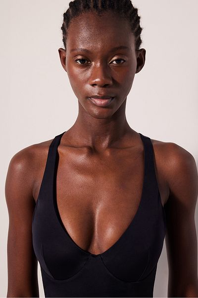 Penti Esta Push Up Supported Black Swimsuit