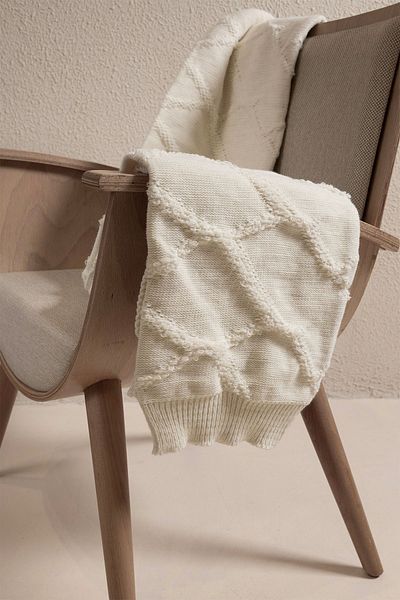 Koza Home Espuma De Mar Cream TV Blanket 130x170 37127