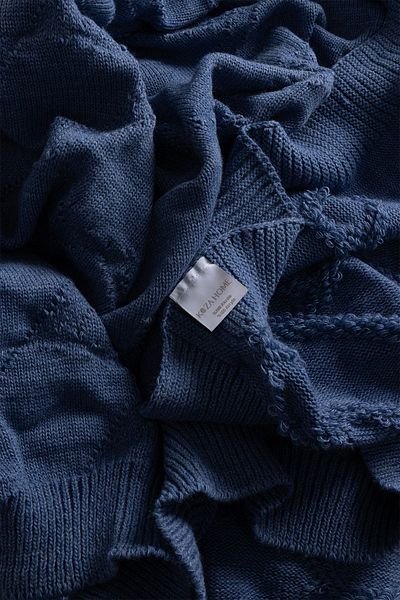 Koza Home Espuma De Mar Indigo Single Blanket 160x220 37141