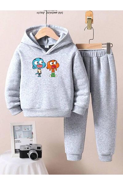BENROMA Set de trening pentru copii cu imprimeu Gumball - Mucegai supradimensionat unisex