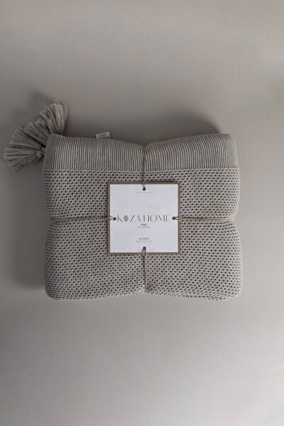 Koza Home Miel Mink Single Blanket with Pompom Edge 160x220 37111