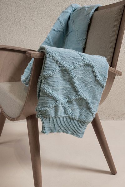 Koza Home Espuma De Mar Blue Single Blanket 160x220 37146