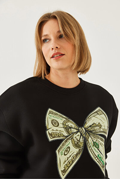 Bianco Lucci Dámská mikina s motýlím potiskem Mbhs018 60601018