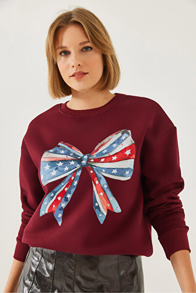 Bianco Lucci Dámská mikina s barevným motýlem Mbhs019 60601019