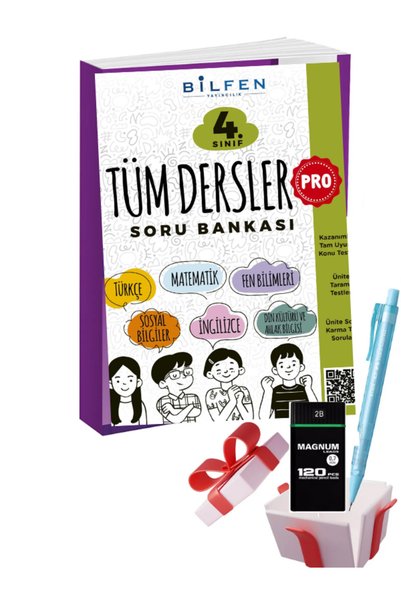 Bilfen Yayıncılık 4. SINIF TÜM DERSLER PRO SORU BANKASI + Faber Eğitim Seti