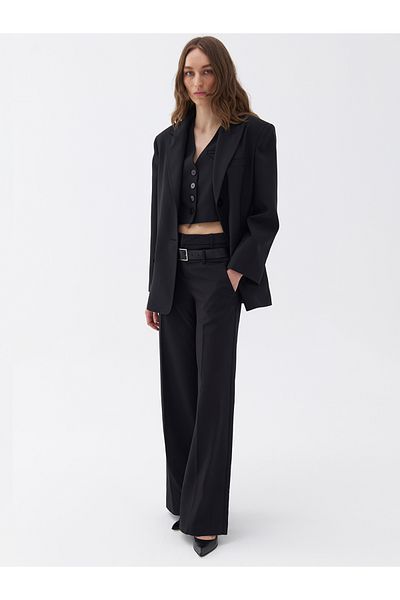 Nocturne Double Waisted Belted Trousers