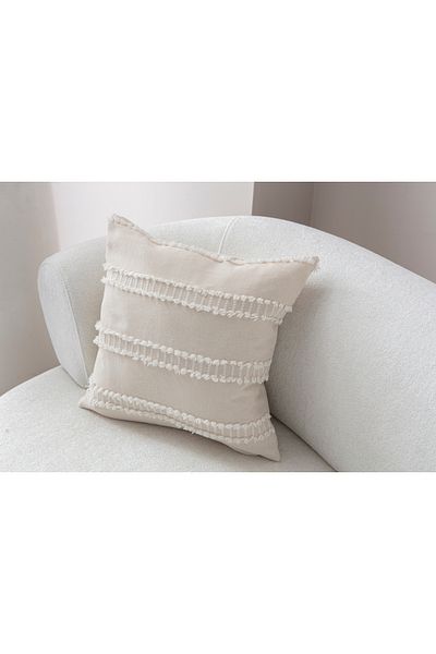 BUGİ HOME COLLECTİON Husă de pernă cu model șină 43x43cm, husă de pernă decorativă