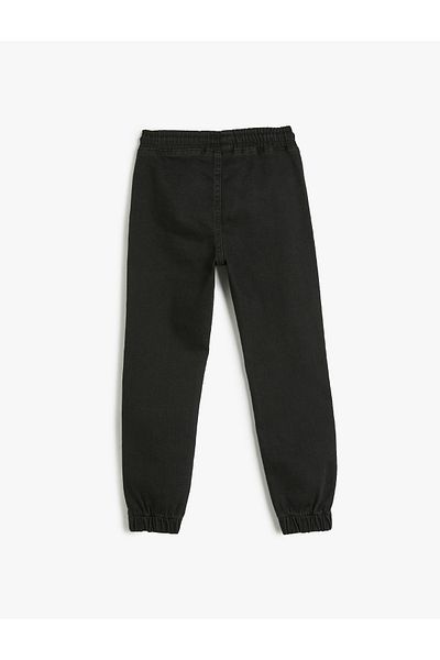Koton Τζιν Jogger ελαστική μέση με τσέπες βαμβακερό - Jegging Jean