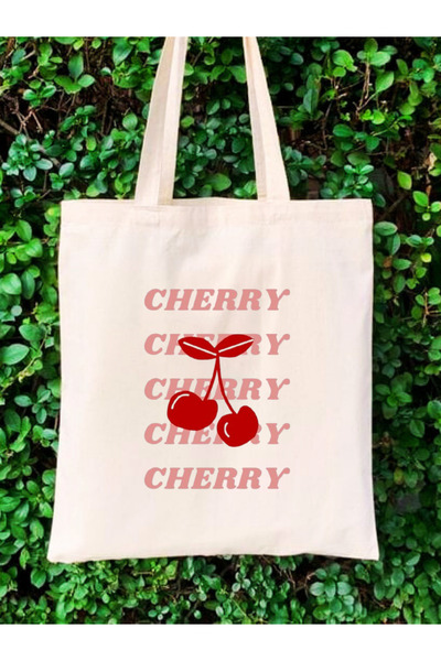 Cemira Unisex Y2K Cherry Coquette - Cherry Retro Tote Bag