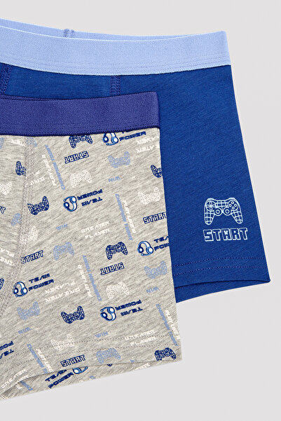 Penti Erkek Çocuk Game Yazılı Çok Renkli 2li Boxer