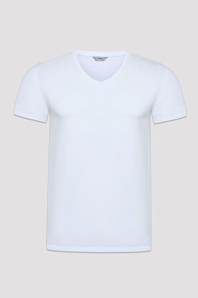 Penti Weißes T-Shirt mit V-Ausschnitt