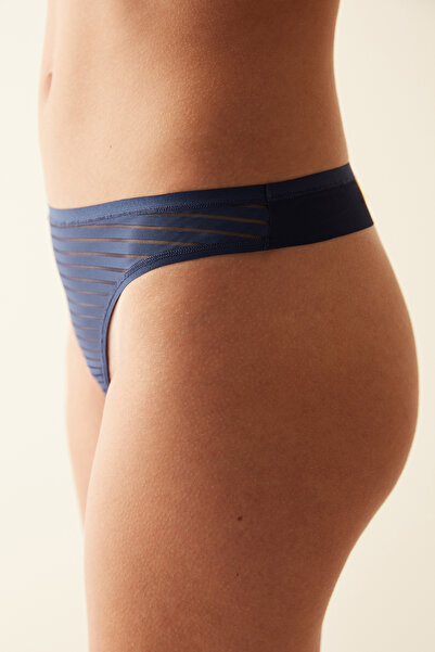 Penti Essentials Lacivert Tanga Külot