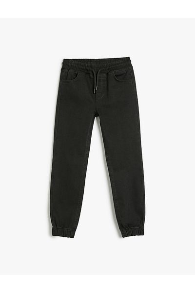 Koton Τζιν Jogger ελαστική μέση με τσέπες βαμβακερό - Jegging Jean