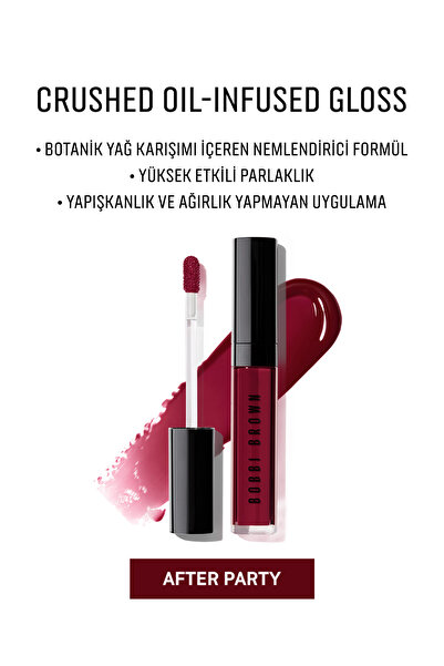 BOBBI BROWN Crushed Oil-Infused Gloss - Botanik Yağ Kompleksli Nemlendirici D...