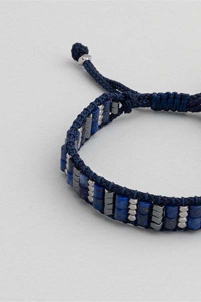 So CHIC... Colorful Rope Detailed Steel Adjustable Men's Bracelet