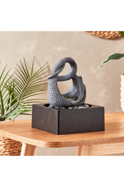 Home Box Belen Modern Fountain with LED Light - 18x18x24 cm