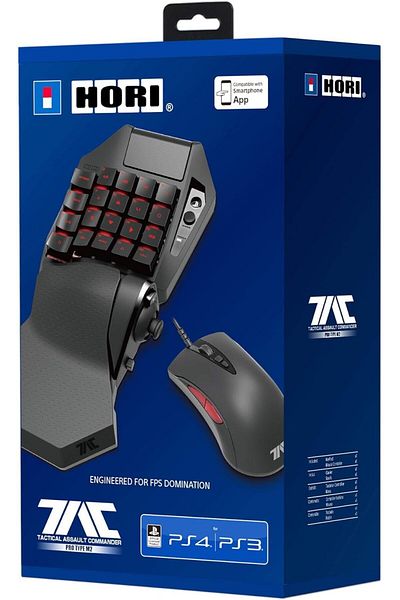 Hori Official Sony Licensed Tac Pro Type M2 -  Mouse and Keyboard Controller for Playstation 4