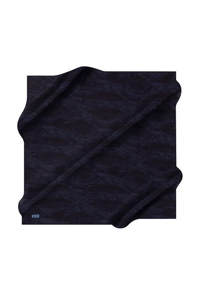 Aker Μεταξωτό μαντήλι Navy Blue Twill - 8924713 -921