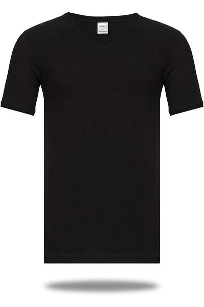 Ecenaz Star 206 Modal Half Sleeve V-Neck T-Shirt Undershirt