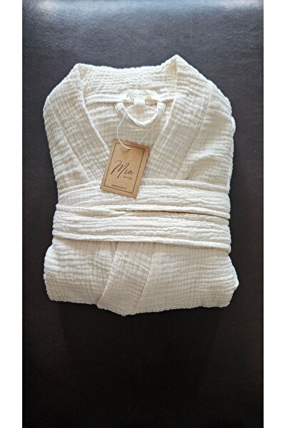 Mia Μπουρνούζι/ρόμπα κιμονό 4 στρώσεων από μουσελίνα 100% φυσικό βαμβάκι