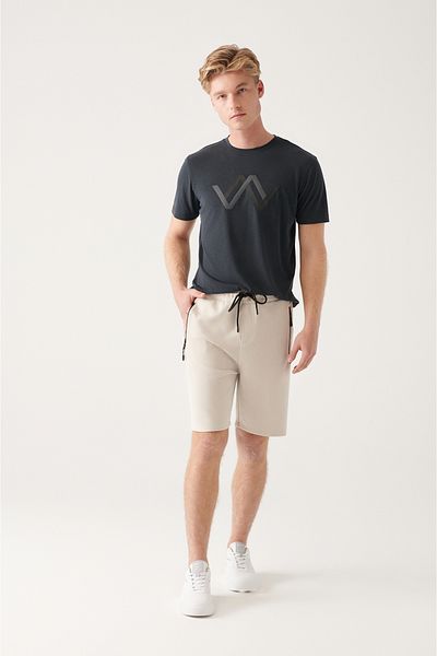Avva Herren Stone Soft Touch Shorts mit Seitentaschen A31y3603
