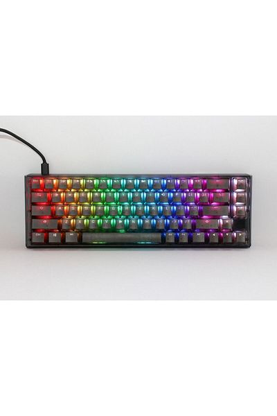 Ducky One 3 Aura Black SF 65% Myst Siyah Kasa - Kırmızı Anahtarlar