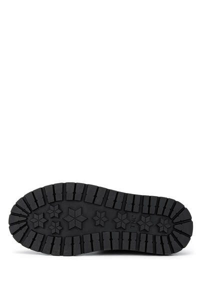 Tamer Tanca Kadın Hakiki Deri Siyah Süet/Taş Casual Bot