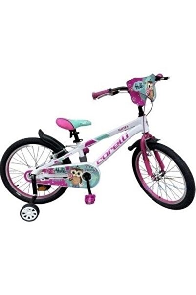 Corelli Swera 20 Jant Çocuk Bisikleti Alüminyum Kadro Beyaz Pembe Yeşil