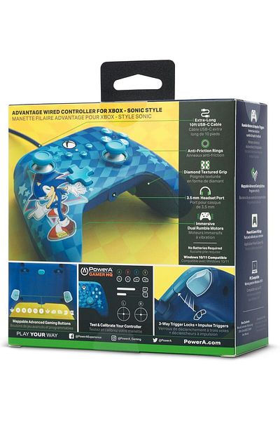 Powera Advantage Wired Controller for Xbox Series X|S - Sonic Style