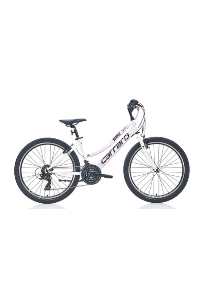 Carraro Speed 242 V Fren 21 Vites 24 Jant Dağ Bisikleti Beyaz Pembe