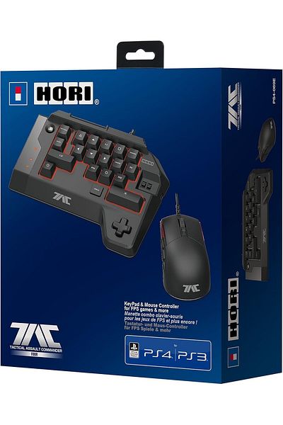 Hori Tactical Assault Commander (TAC:Four) KeyPad and Mouse Controller (PS4/PS3/PC)