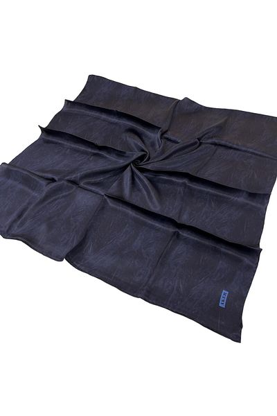 Aker Μεταξωτό μαντήλι Navy Blue Twill - 8924713 -921