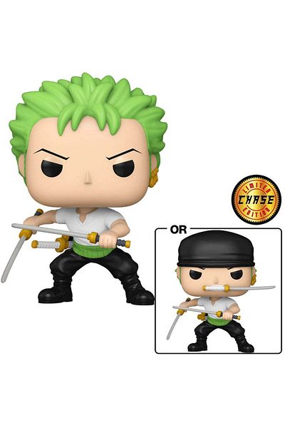 Funko Pop! Animation: One Piece Zoro with Chase (Refresh) Vinyl Figures