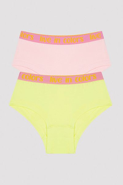 Penti Girl's Live In Colors Hipster εσώρουχα 2 συσκευασιών