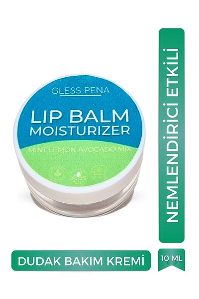Gless Pena Natural Lip Balm with Avocado, Lemon and Mint Oil Moisturizing Effect 10 ml
