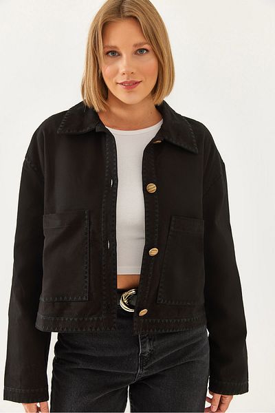 Bianco Lucci Embroidered Women's Jacket - Mbms025 60501025