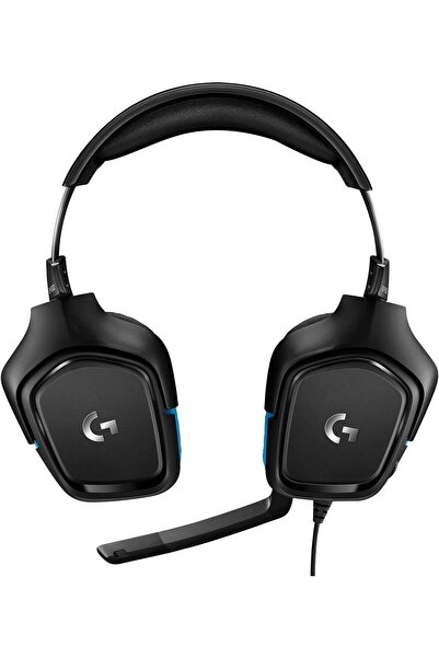 logitech G432 Wired Gaming Headset, 7.1 Surround Sound, Pc/Mac/Xbox One/Ps4/ Switch - Black