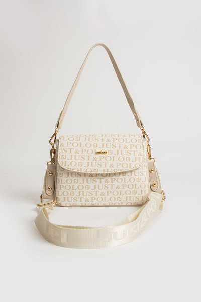 Just Polo حقيبة بريدية وكتف نسائية مكونة من 3 أقسام