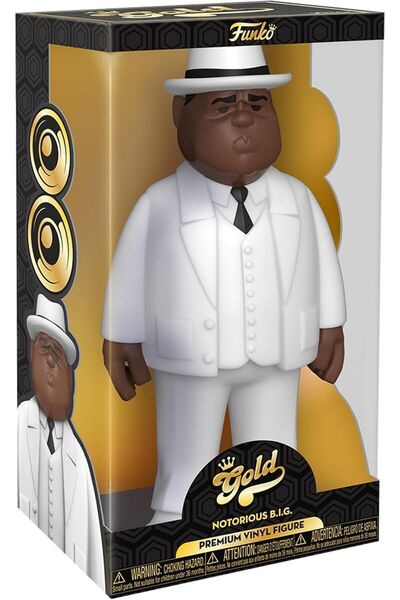 Funko Gold 12" Rocks: Biggie Smalls (WHITE SUIT) Vinyl Figure