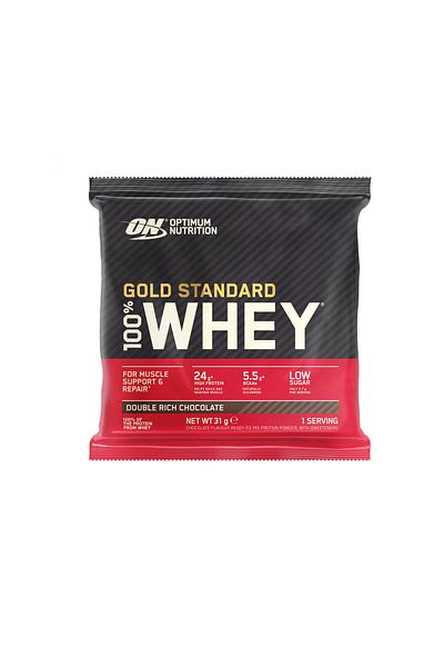 Optimum Nutrition 100% Whey Gold Standard Chocolate Flavored Chassis 31g 1 Serving 24 Pack