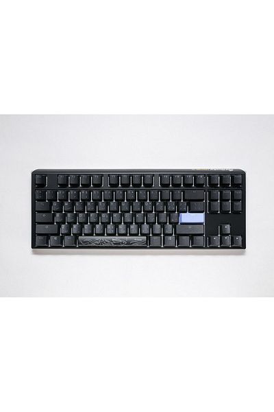 Ducky One 3 Classic Black/White TLK 80% Mechanical Gaming Keyboard - Cherry Red