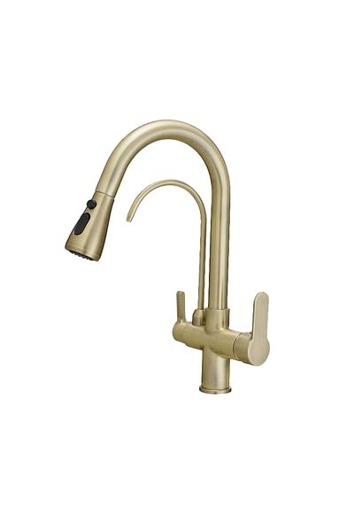 FKN Purified Antique Spiral Sink Faucet
