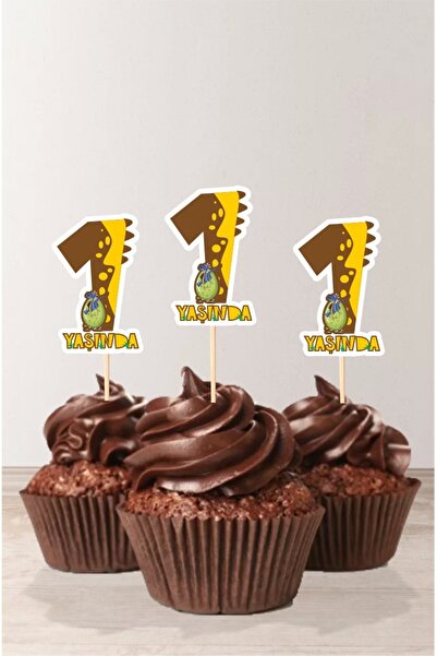 neşeli günlerim Dekoracije za rođendanske kolače sa temom dinosaurusa - Pakov...