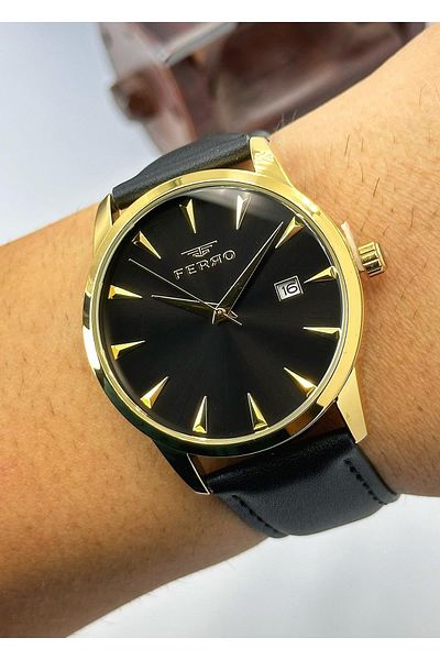 FERRO Leather Cord Men's Wristwatch