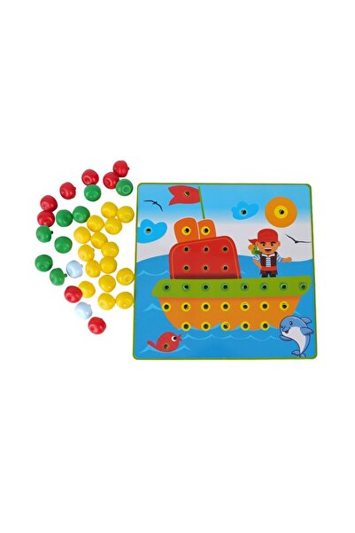 Espri Toys صندوق فطر فسيفساء ملون - شكل اللعبة بالكامل