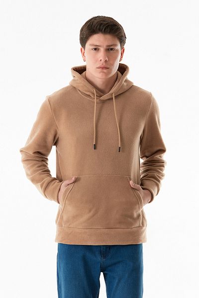 Fulla Moda Φούτερ Fleece με κουκούλα Kangaroo Pocket