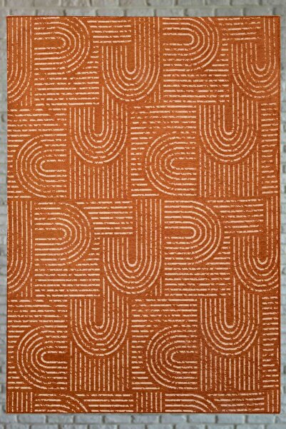 Lorente Home Χαλί Mia Viscose Woven Αντιολισθητικό Χαλί Πλενόμενο Πλακάκι Κουζίνας 1462