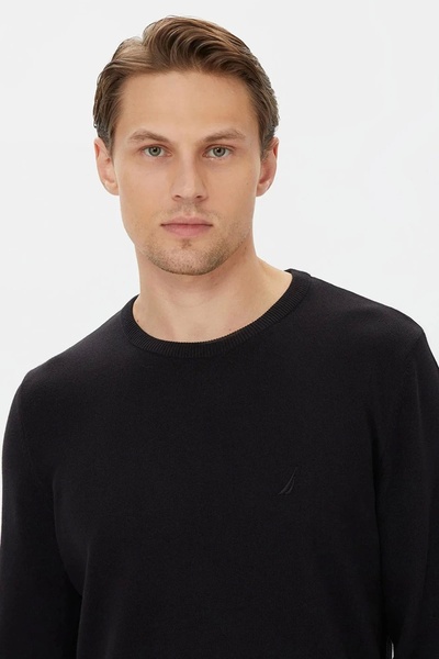 Nautica TRIKO Ανδρικό Μαύρο Πουλόβερ S37002T.0TB