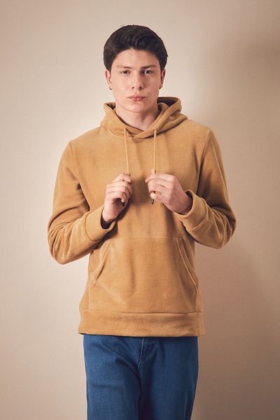 Fulla Moda Φούτερ Fleece με κουκούλα Kangaroo Pocket